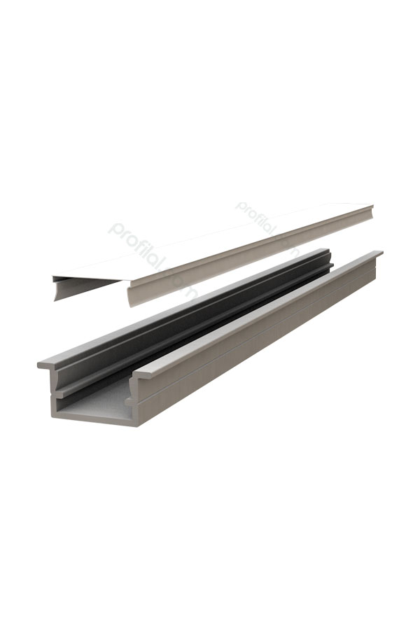 7x13 mm Kanatlı Kanal LED Profil 7x13 mm Kanatlı Kanal LED Profil